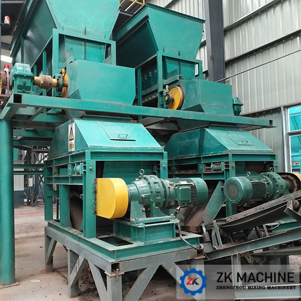 Double Roller Granulator Dia 565mm 6TPH Granulation Equipment