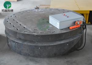 Wholesale Factory Stable Heavy Load Rail Electrical Turntable Transfer Cart from china suppliers