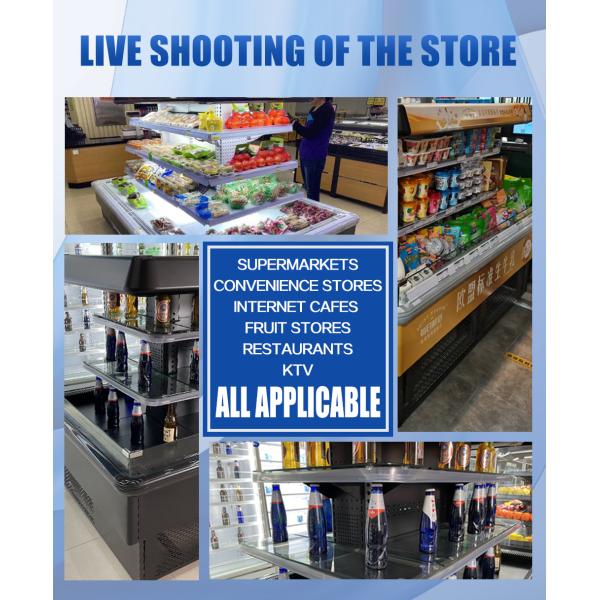 Mini Half Height Food Display Cooler Multideck Beverage Cabinet Refrigerated Case