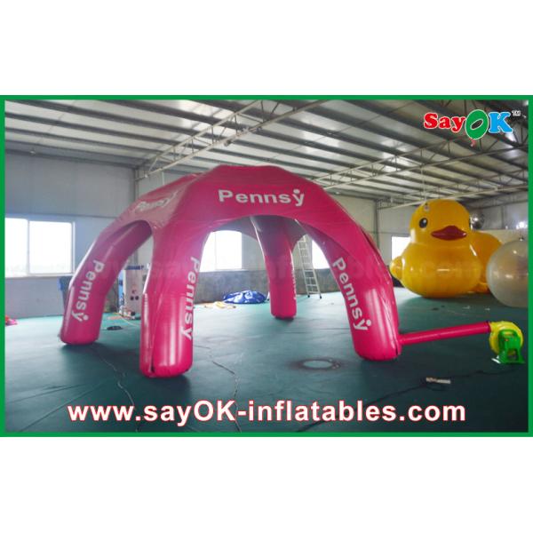 Air Camping Tent PVC Outdoor Giant Inflatable Spide Tent For Advertising With Full Print