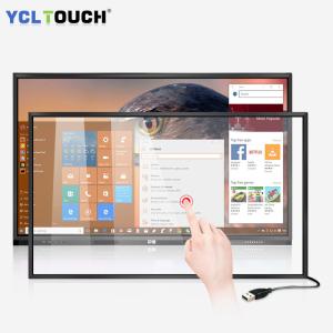China 43 Inch Aluminum Alloy Ir Touch Screen frame 20 Touch Points Open Frame Overlay Kit on sale