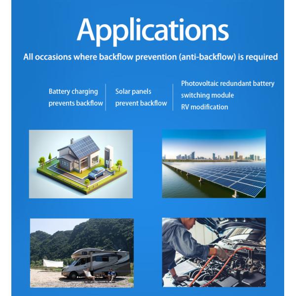 Enerkey 150V 150A 1in3 3in1 Ideal Diode Module Reliable Power Rectification Solutions for RV Modification