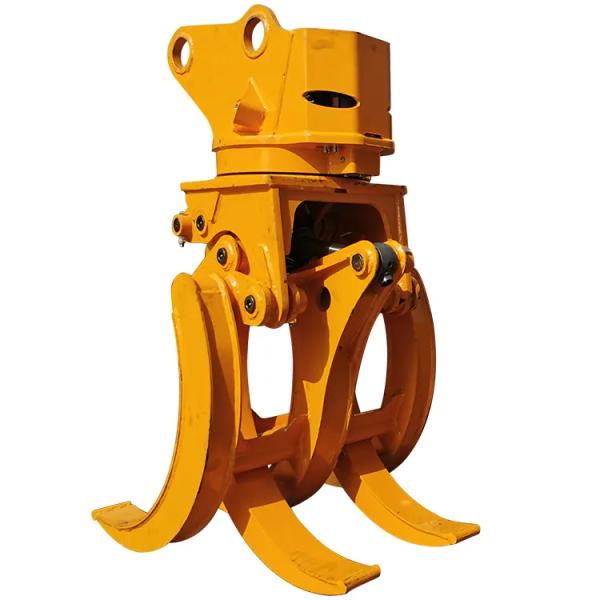 Hydraulic Rotator Grapple 360 Degree Excavator Bucket Grapple Attachment