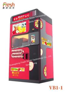 Wholesale New blend juice Fresh Orange Juice Squeezing Automatic Beverage Vending Machine with large window cleaning systems from china suppliers