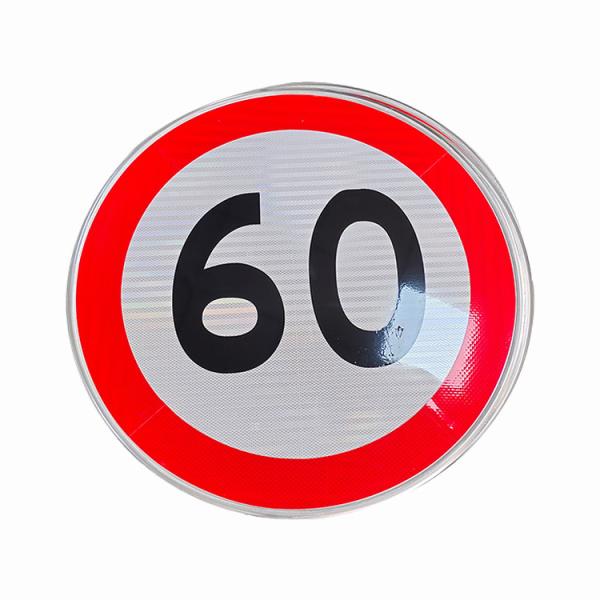 Quality Speed Limit Retro Reflective Signs Stop Traffic Symbol Round shape for sale