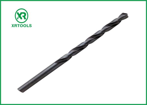 Quality Black Finished Hole Drill Bit , DIN 340 Parallel Shank Countersink Drill Bit for sale