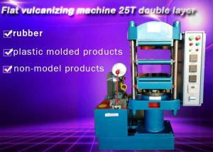 Wholesale 25T Double Layer Flat Vulcanizing Machine For Vulcanizing Various Rubber And Plastic from china suppliers