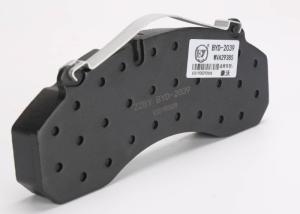 Black Disc Friction Brake Pads High Temperature Resistant No Noise