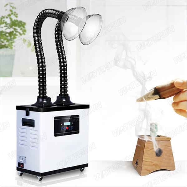 Quality Beauty Salon Portable Fume Extractor 2 Plastic Arms Four Layer Filter for sale