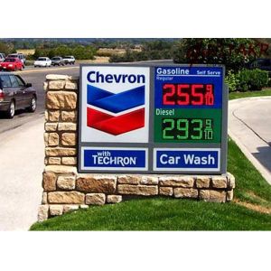 Waterproof LED Gas Price Signs Petrol Station Price Board Outdoor 8" 10" 12" 16"