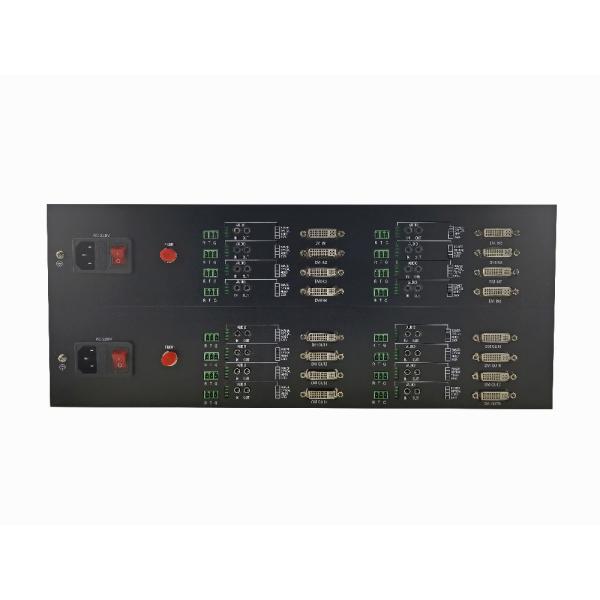 8 channel uncompressed DVI forward video to fiber converter + 8 ch RS232+ 8 channel audio