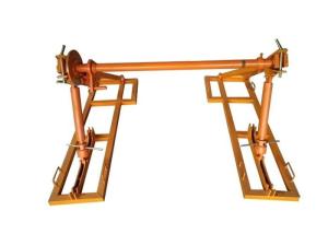 China SIYZ10 Transmission Line Stringing Tools Large Capacity Hydraulic Reel Stand on sale