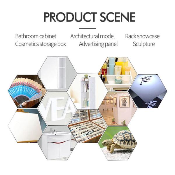 High Density PVC Co Extrusion Plastic Foam Sheet Board For Advertisement