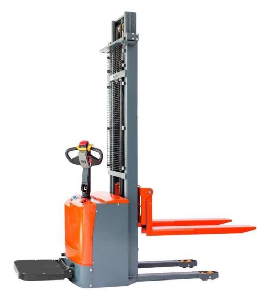 Quality Empty  3m Power Stacker Forklift 1000kg For Pedestrian for sale