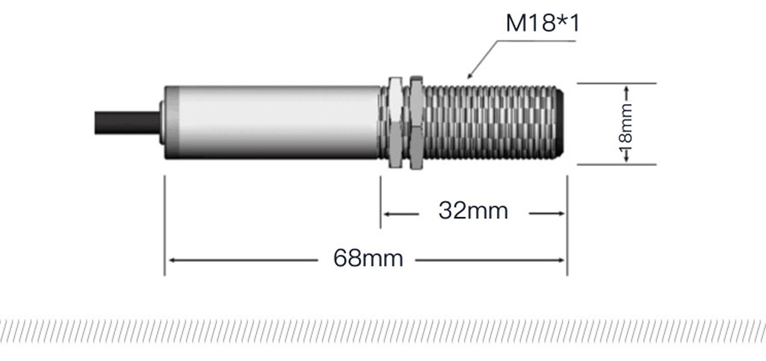 Temperature Transmitter 4-20mA Output Pyrometer Temperature Sensor