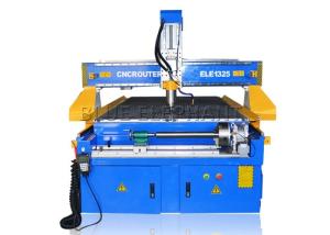 China 3kw Italy HSD air cooling spindle , German quality 1325 rotary cnc wood router / 3d 4 axis cnc router for wooden carving on sale
