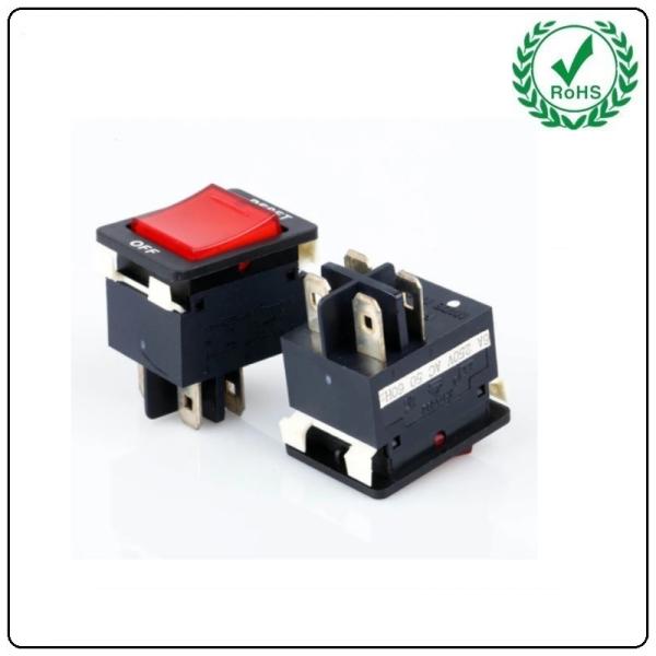 Quality Rocker Switch Reset Off  Overload Protector Switch 16a 4 Pins for sale