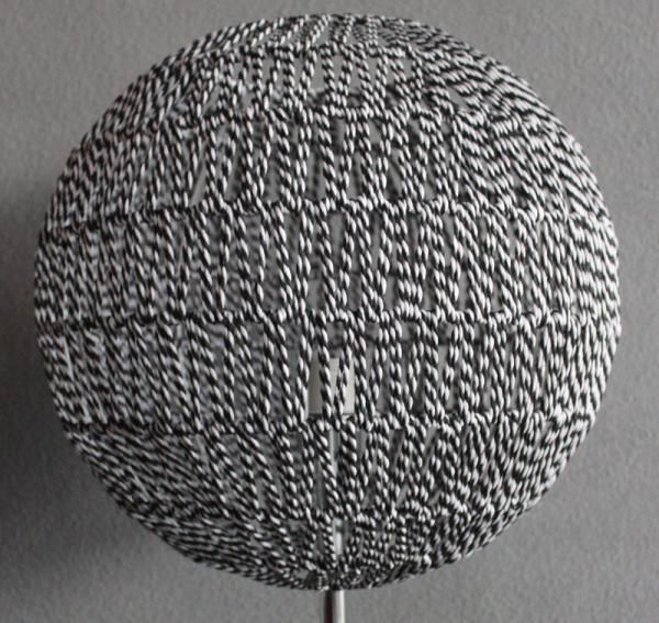 Quality Paper String DIY Twine Lampshade with Multi Colors Round Shape for sale