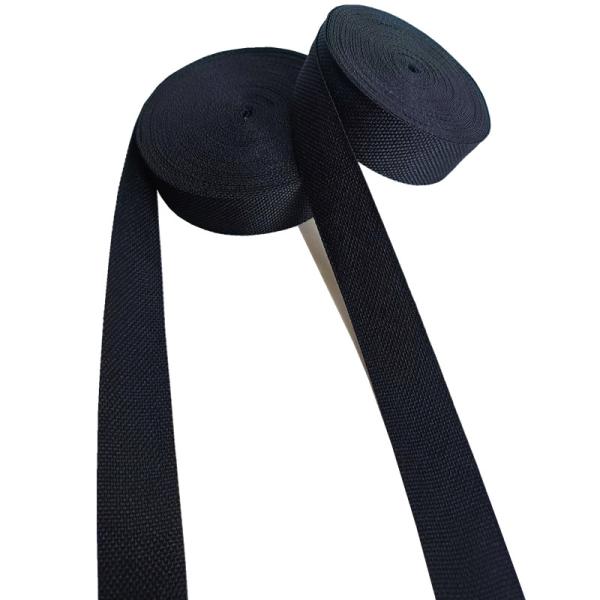 Recycled Flat 25mm Polyester Webbing Strap Non Elastic High Tenacity
