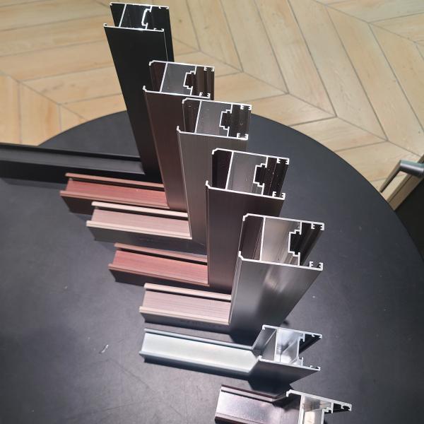 Powder Coated Aluminium Kitchen Profile Black / White For Decoration