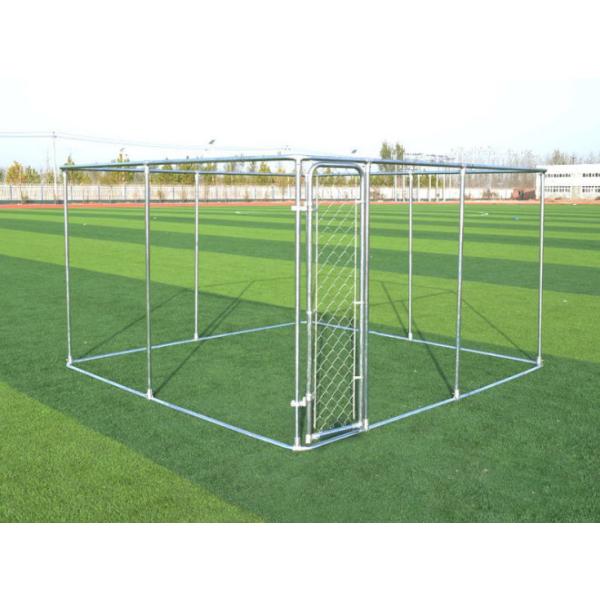 2.3x2.3x1.22M Thick Hot Galvanized Fence Big Dog Kennel/Animal Run/Metal Run/Pet house/Outdoor Exercise Cage