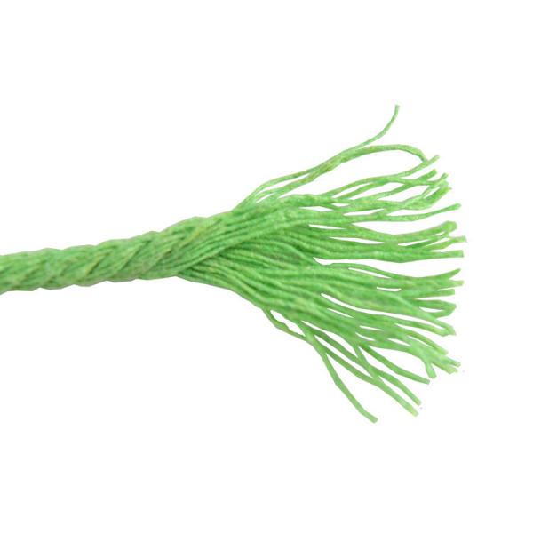 Green 3 Strand Twisted Nylon Rope 3mm Macrame Braided Cotton Rope