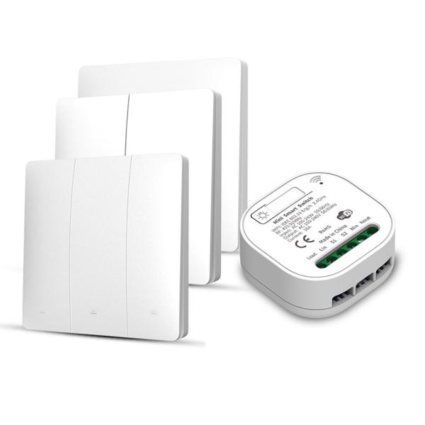 Quality Waterproof Tuya Smart Switch Push Button Panel WiFi Wireless Remote Control for sale