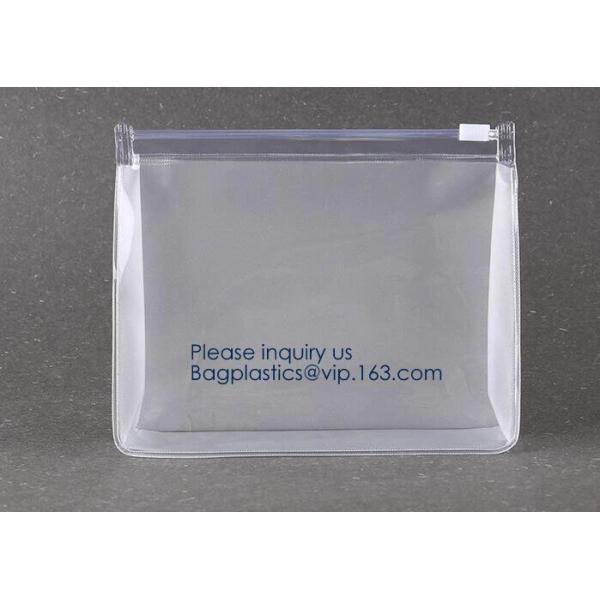 Fashion Travelling Heat-Sealed Clear EVA Cosmetic Bag With Yellow Snap Button And Rubber Handle Pouch By L'Oreal, Sedex