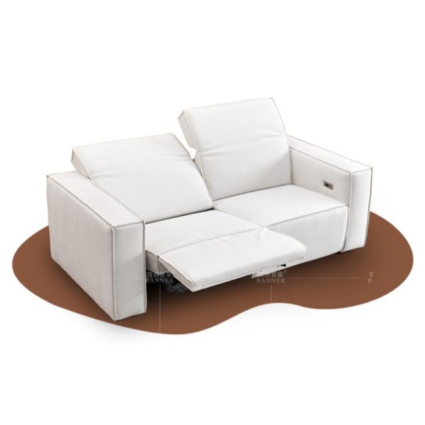 BN Italian Minimalist Functional Sofa Living Room Wear-Resistant Cat Claw Cloth Double Seat Electric Recliner Sofa