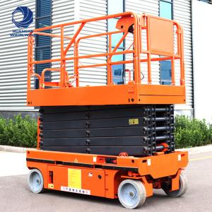6m -14m Mobile Aerial Work Platform Self Propelled Scissor Lift