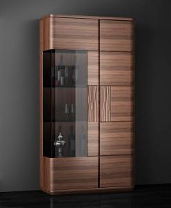 China Floor Standing European Solid Wood Furniture , Uruguay Rose Wood Wine Cabinet on sale