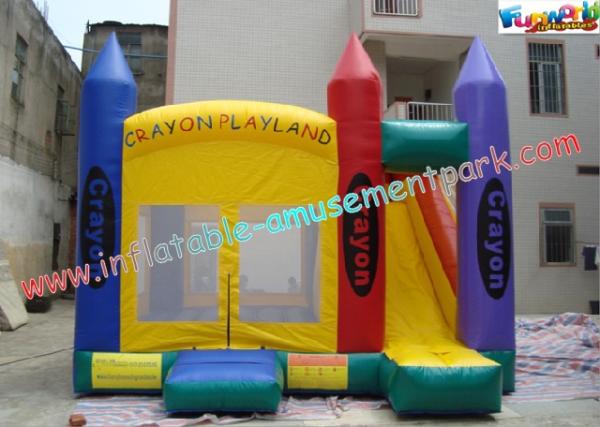 Quality Outside Kids Party Inflatable Bouncer Slide Durable With Beautiful Printing for sale