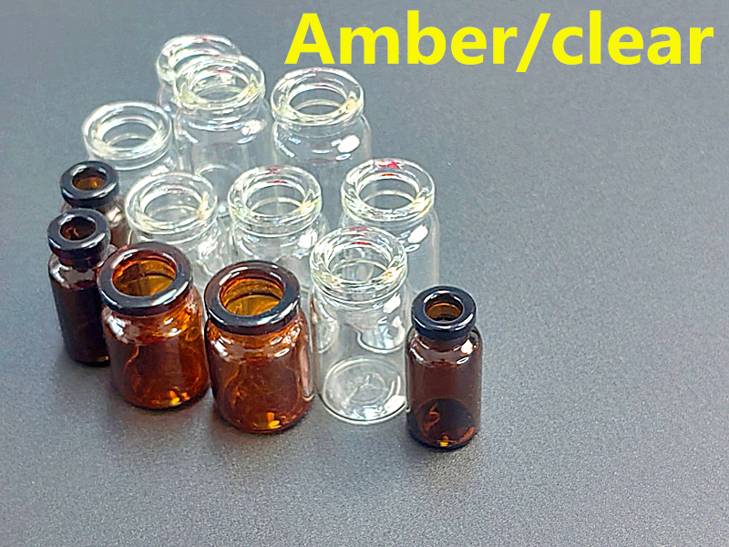 10ml 20ml Amber clear Empty Crimp neck borosilicate tubular Glass Vial for Pharmaceutical Liquid Powder