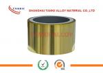 Brass Pure Copper Sheet Tape Strip Thickness 0.05mm With Good Plasticity