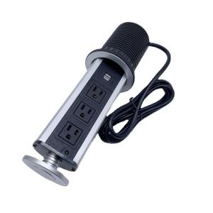 China NFC Kitchen Pop Up Tabletop Socket Packing Quantity 10 Pieces/Box 2 USB 3 Sockets on sale