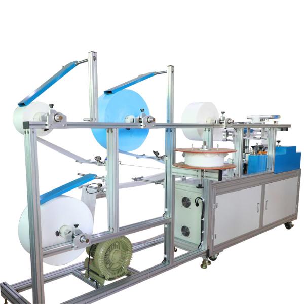250pcs/Min 3 Ply Face Mask Making Machine , 220V Surgical Mask Production Equipment 9000W