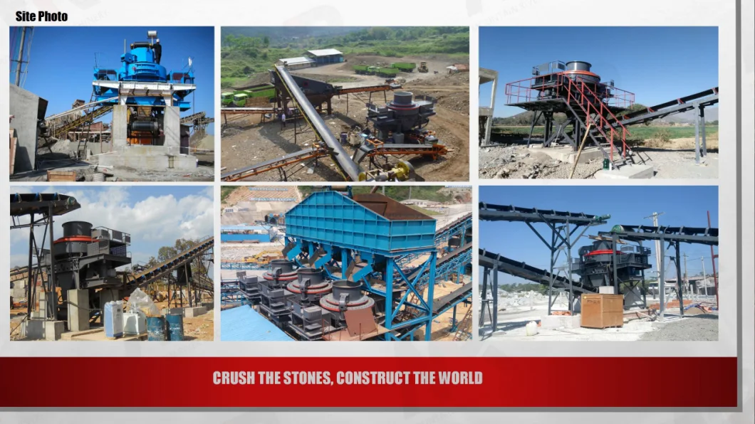 VSI5X8522 Sand Making Equipment 40mm Max feeding size Marble Vertical Shaft Impactor