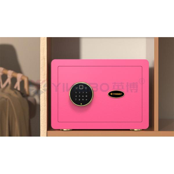 H250mm Solid Bolts Home Safe Box Fingerprint Lock With Hammer Surface treatment