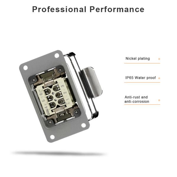 Male Female Insert Waterproof Electrical Connectors 500V 16A