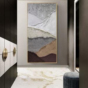 Wholesale Modern Home Wall Decoration Hand Painted Multi Color Abstract Oil Painting on Canvas with Thick Texture Knife 6 Color Print Method from china suppliers