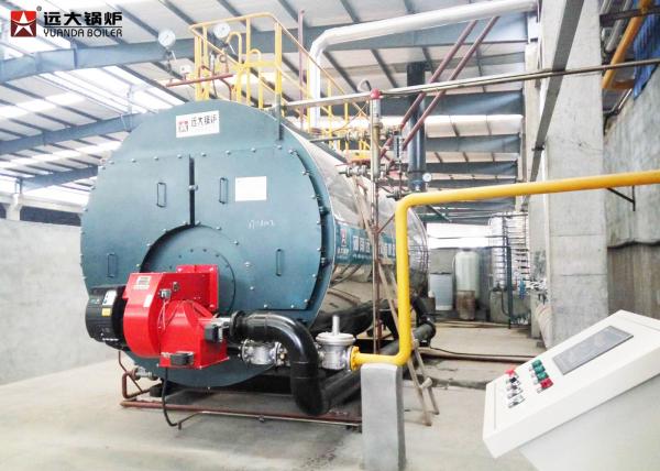Quality 1 Ton Industrial Steam Boiler , Gas And Diesel Dual Fuel Fired Boiler for sale