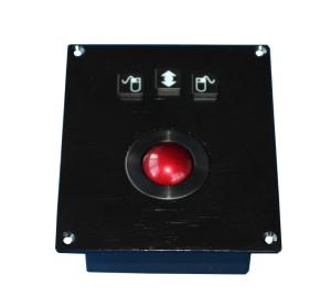 Wholesale IP65 dynamic Vandal proof Red Phenolic Resin Mechnical Trackball pointing device from china suppliers