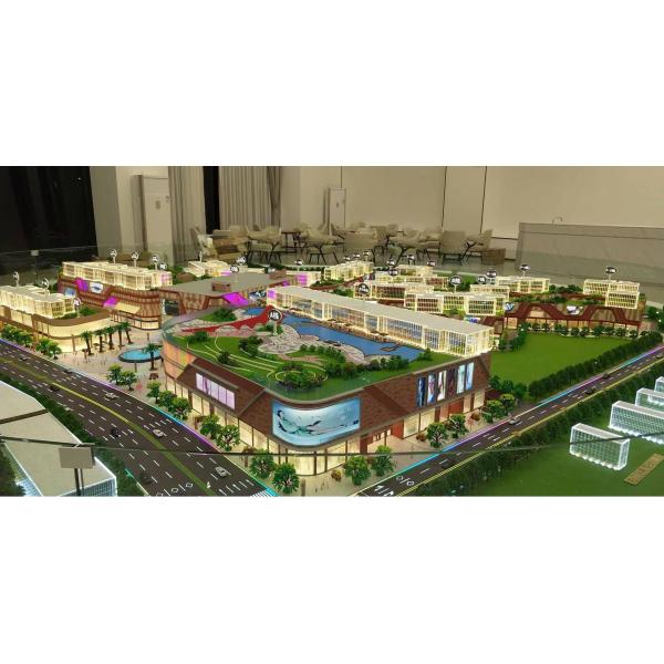 1:100 Architectural Site Model Commercial Construction Site Model