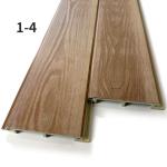 Recycled WPC Wood Cladding Composite Slatted Cladding Board Various Colors