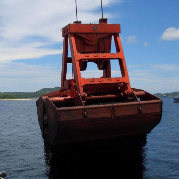 12 Cubic Radio Remote Control Clamshell Grabs For Marine Ship Crane