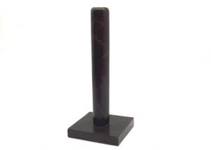 Wholesale 29cm Stone Paper Towel Holder , Black Marble Paper Towel Holder Polished from china suppliers
