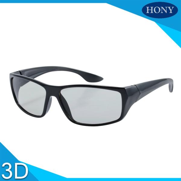 PC Plastic Frame Material Linear Polarized Glasses For 3D 4D Imax Cinema