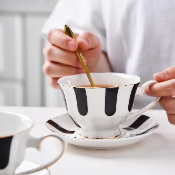 Cup Tea Set Of 6 Ceramic English Coffee Tea Sugar Container Set Arabic Teapot And Plate Suacer