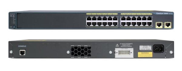 6.5 Mpps Throughput Layer 2 Switch Cisco 24 Port 2960 2 X T/SFP LAN Base Image Managed
