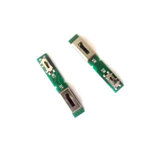 China 0.3A Slide Power Switch 4P8T ISO Panel Mount Slide Switch Headset Earphone on sale